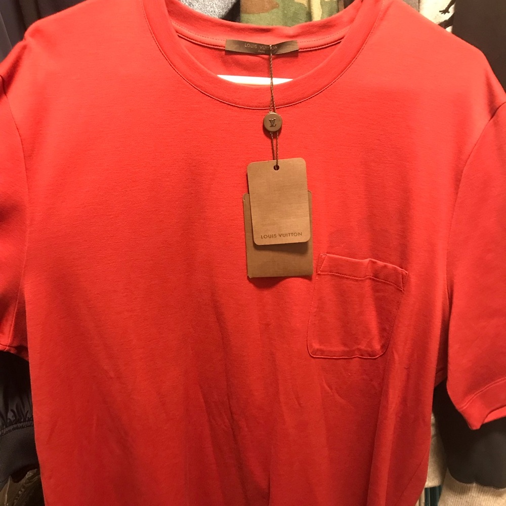 Maroon Louis Vuitton tee